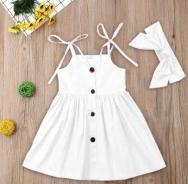 Baby Girls White dress NIFDO Brand