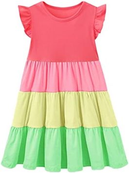 Little Girls Short Sleeve Dresses