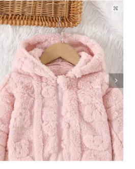 Autumn And Winter Girls’ Outerwear Cute Fur Coat Jacket
